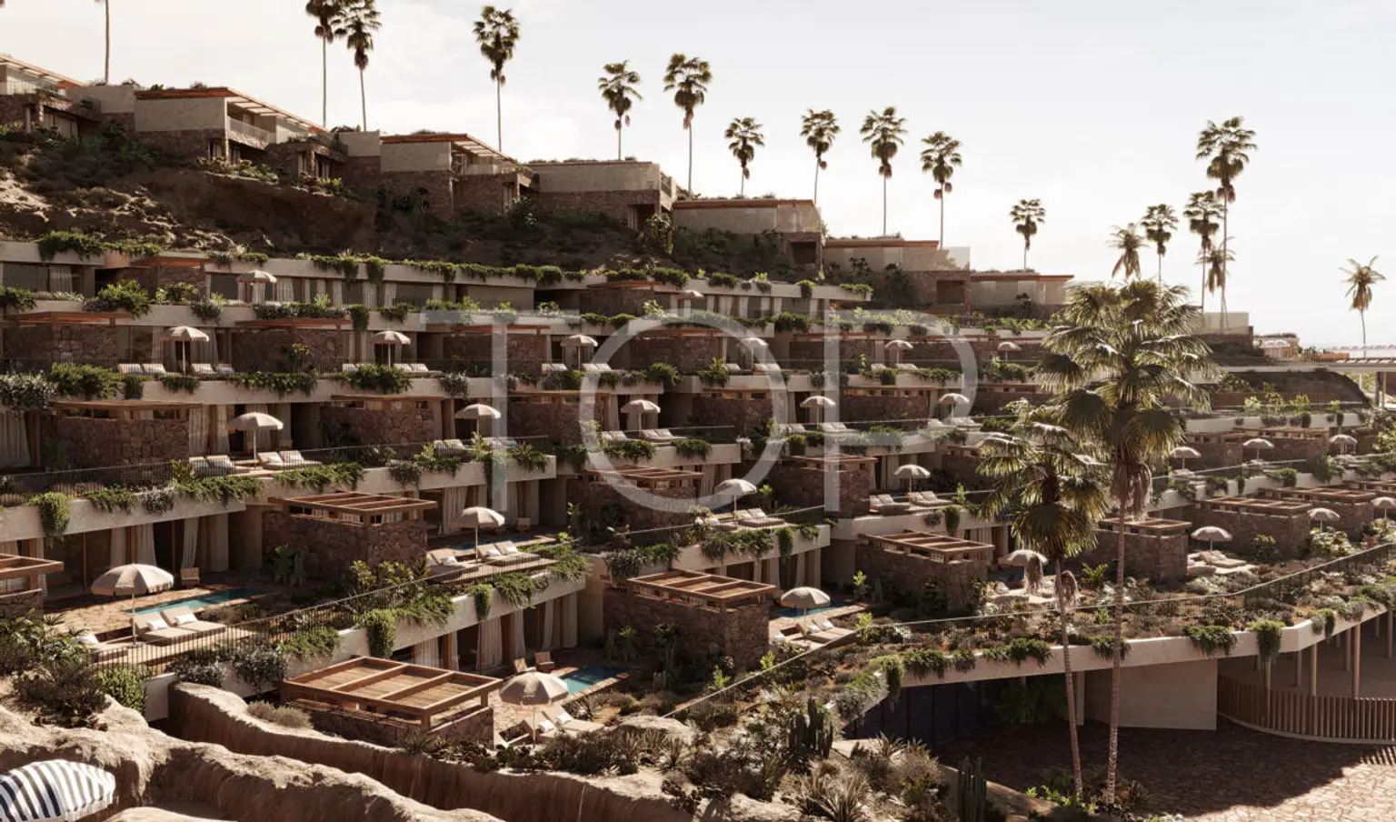 Cuna del Alma render beach apartments Aerial