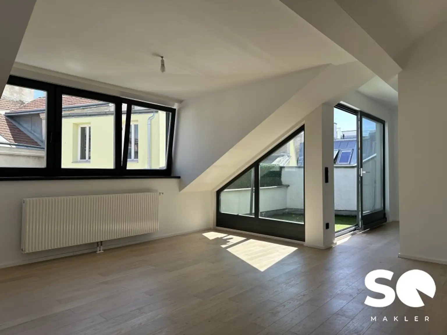#SQ - DG / LOFT - STILVOLLES WOHNEN MIT SONNIGER TERRASSE BEIM AUGARTEN (GAUßPLATZ) & NÄHE DONAUKANAL (U4)