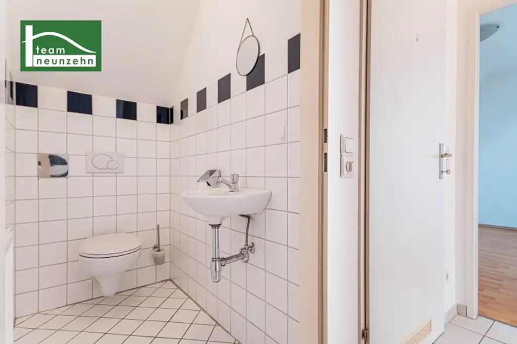 Freundliche DG-Wohnung in Sechshaus - 5 Gehminuten zu U4 und U6! Schlafzimmer in Hofruhelage!