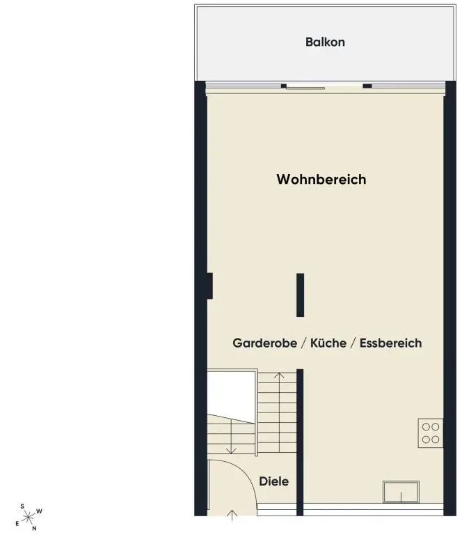 Grundriss ohne Maßstab / EG