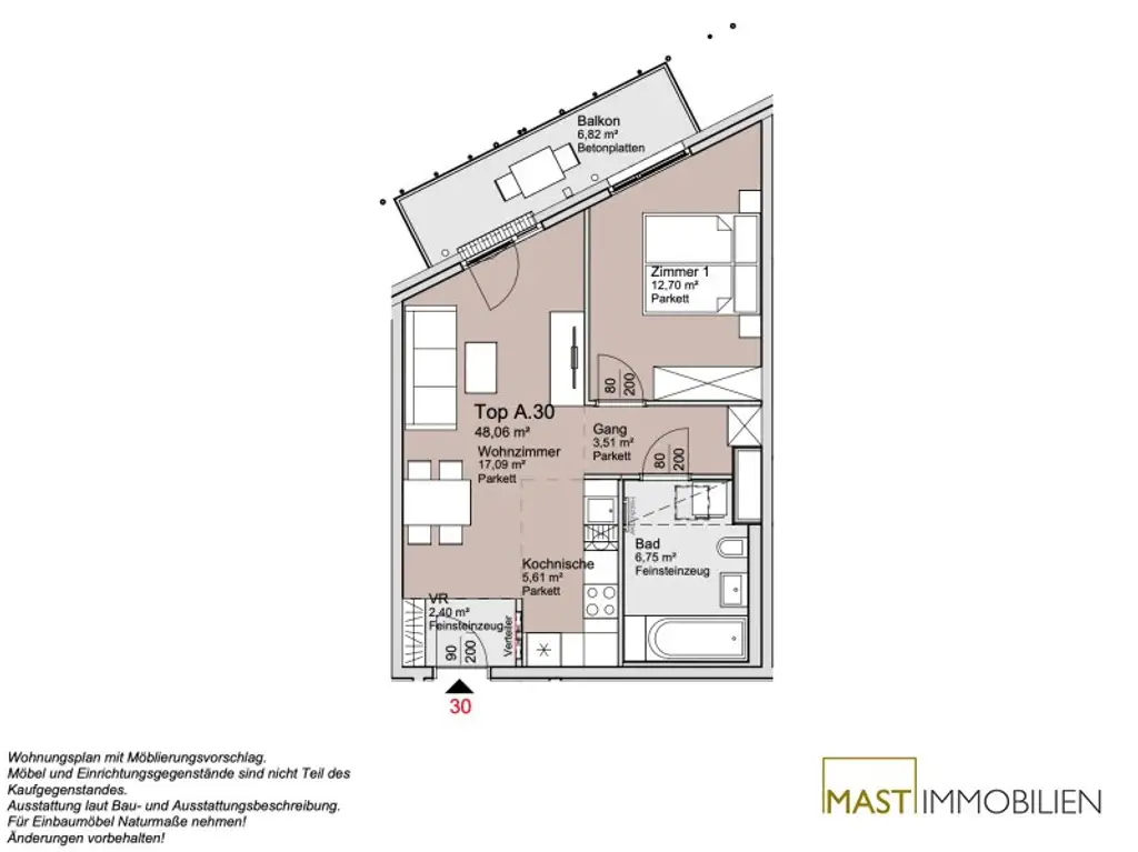 Provisionsfreie 2-Zimmer Wohnung unweit des Donauzentrums