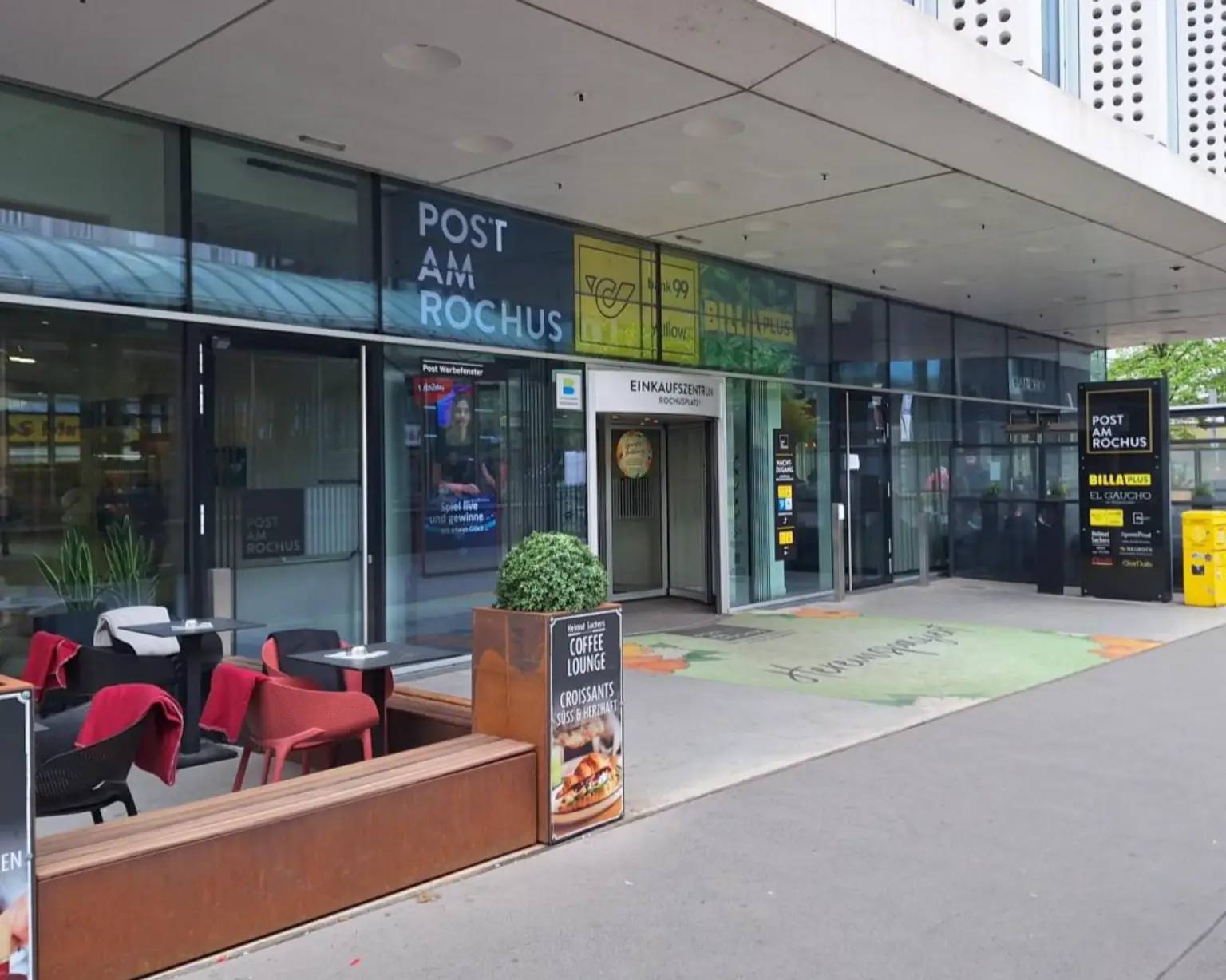 Post am Rochus Eingang Rochusplatz