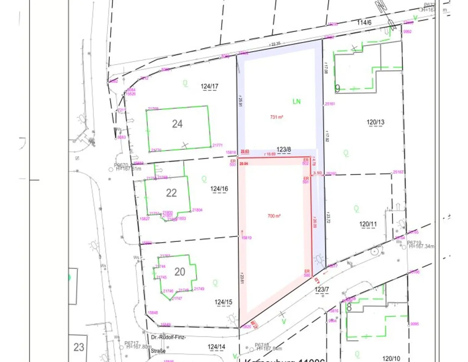 TOP ! KORNEUBURG - Grundstücke in verschiedenen Größen in schöner Siedlungslage !