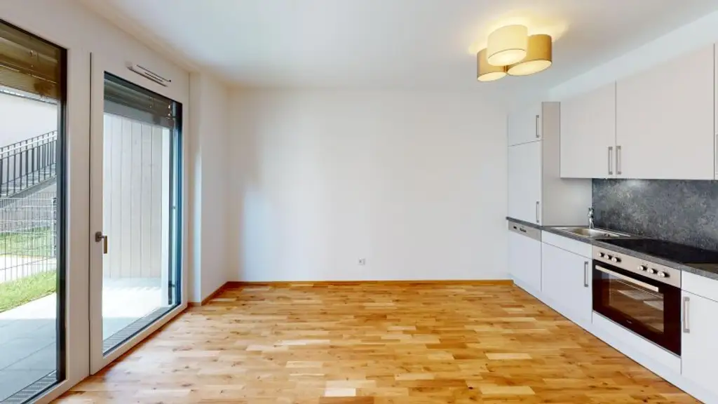 Vermietete Garconniere mit Garten zu verkaufen