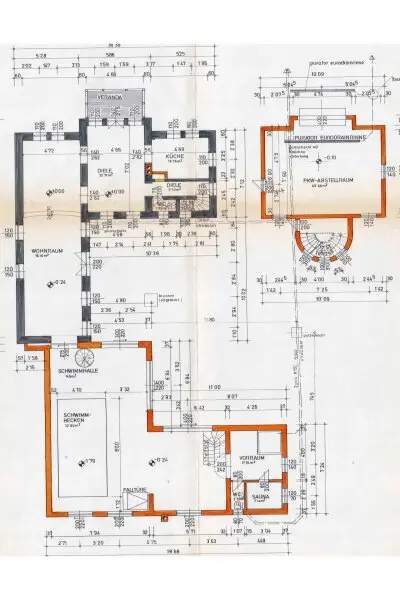 Grundriss Skizze Erdgeschoß