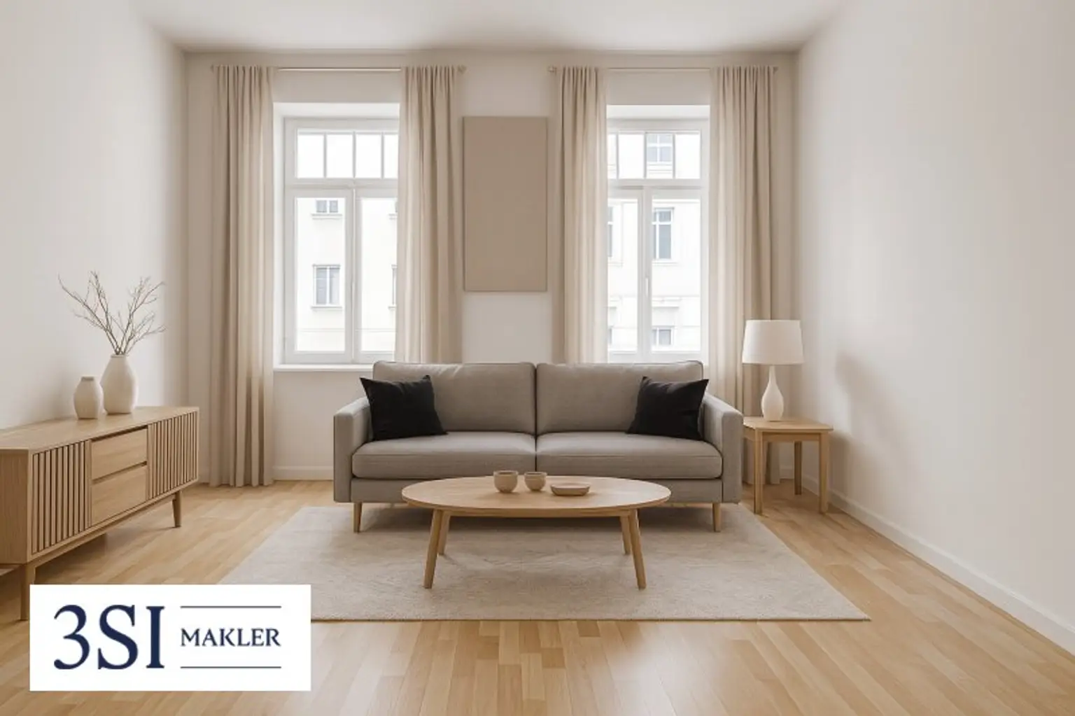 Lichtdurchflutete 2-Zimmer-Altbauwohnung - mit Blick in den begrünten Innenhof - im Herzen des 12. Bezirks