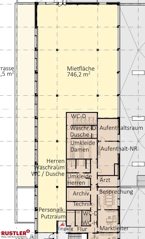 Grundriss Freifläche