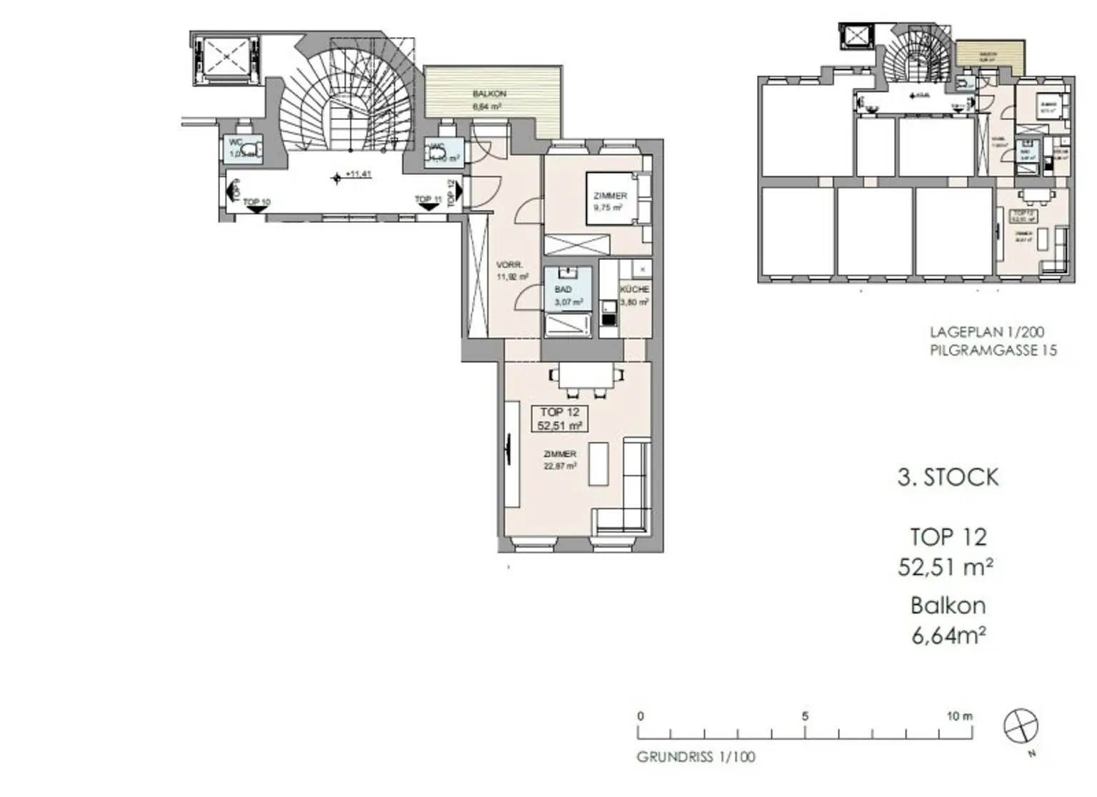 Geräumige 2 Zimmer im stilvollen Altbau - Zentrale Lage Pilgramgasse, 1050 Wien - U4 Fußläufig
