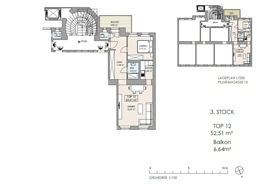 Geräumige 2 Zimmer im stilvollen Altbau - Zentrale Lage Pilgramgasse, 1050 Wien - U4 Fußläufig