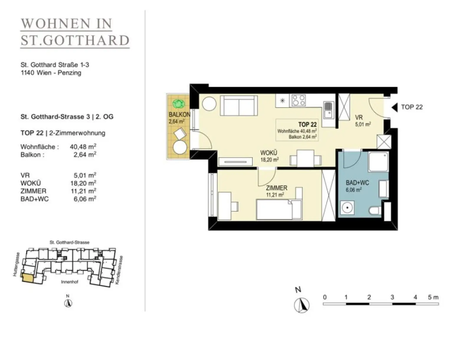 Kompakte 2-Zimmer Wohnung in toller Lage - nahe U3 Kendlerstraße - ab 01.11.2025
