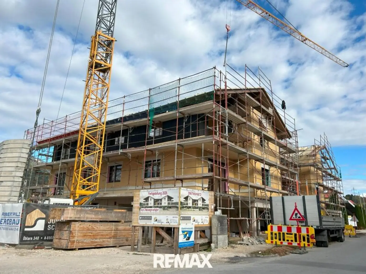 Der Bauvorschritt im Oktober 2025