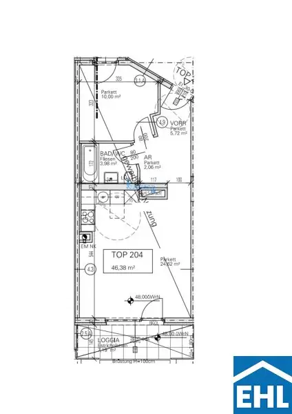 Freundliche 2-Zimmer-Wohnung mit Loggia in Ottakring!