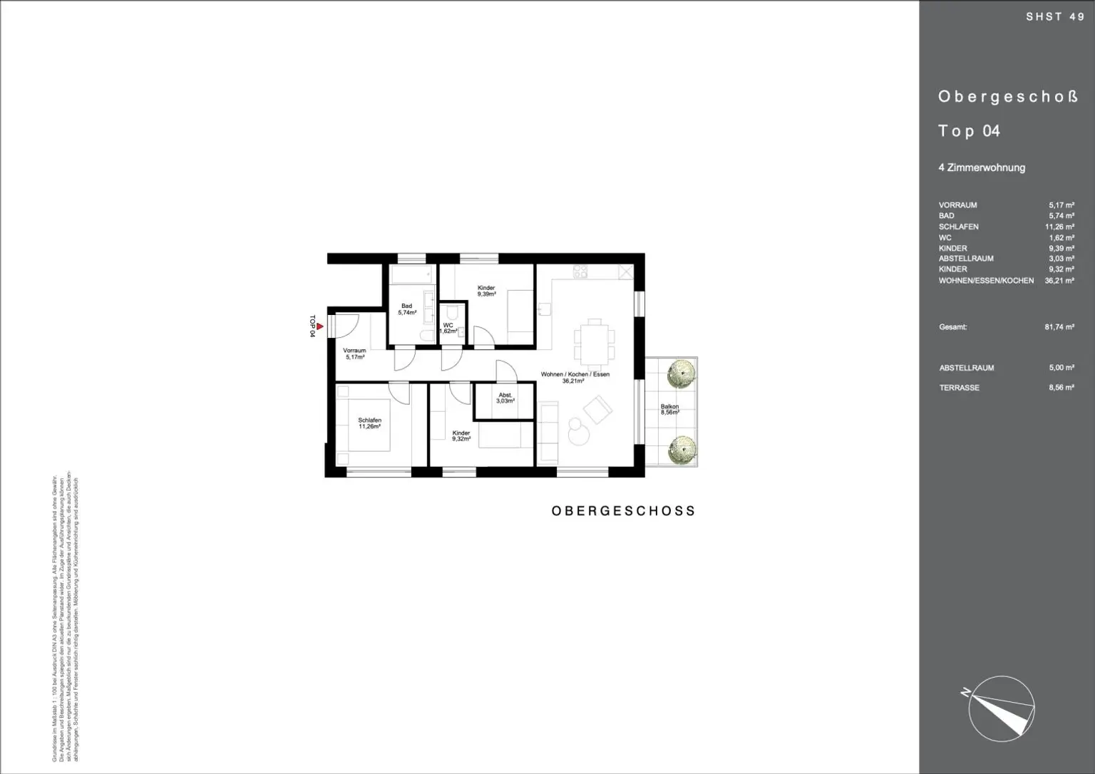 RAUMWUNDER: 5 Zimmer Neubauwohnung mit Balkon