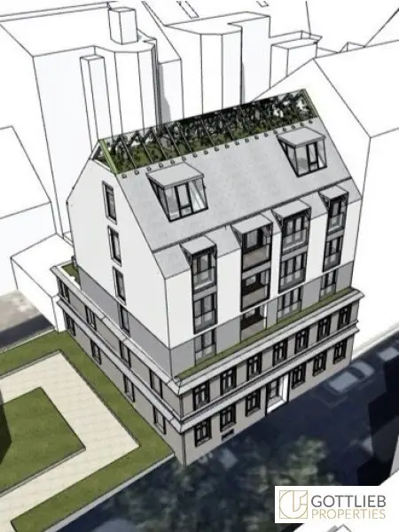 Bis Ende 2025 befristet vermietetes Gründerzeit-Seitenflügel-Zinshaus mit bewilligtem Ausbau und Dachgeschoss-Ausbau
