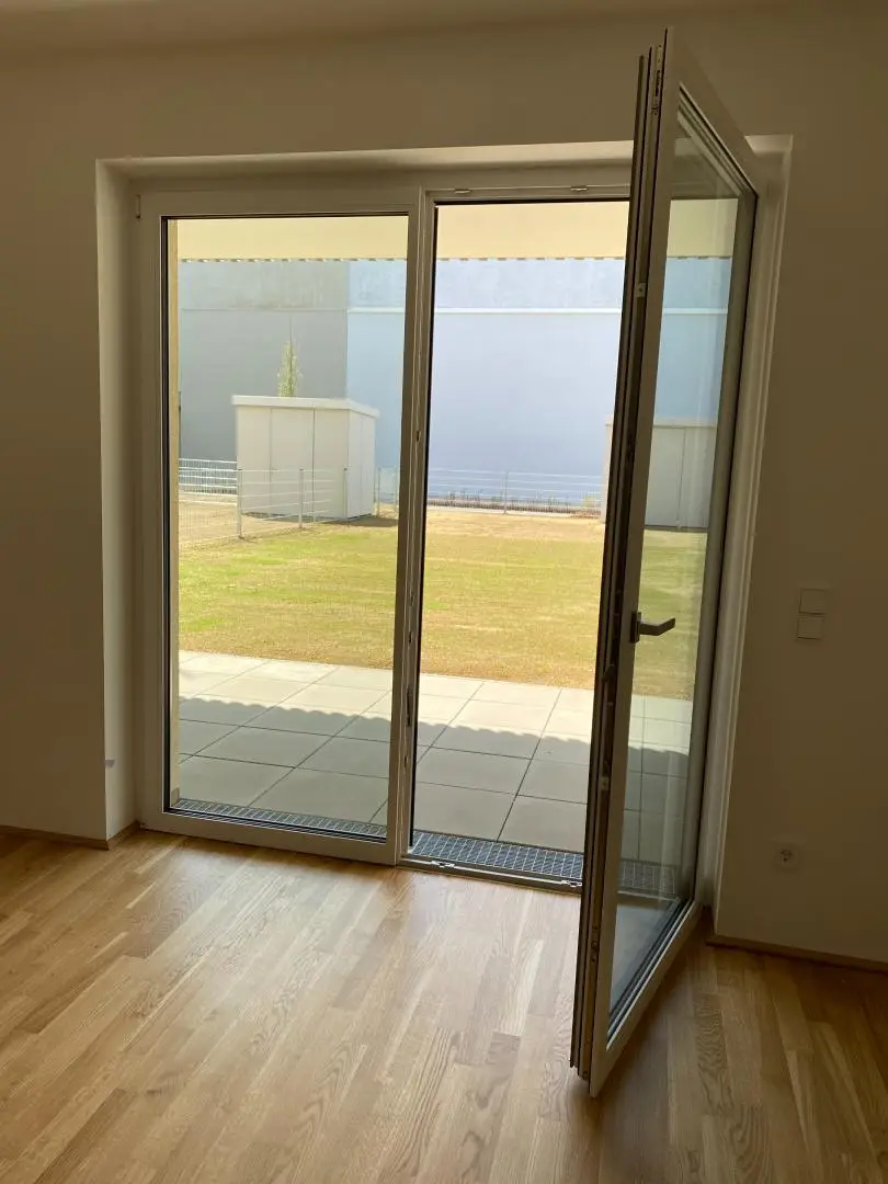 Terrasse/Garten bei Erstbezug