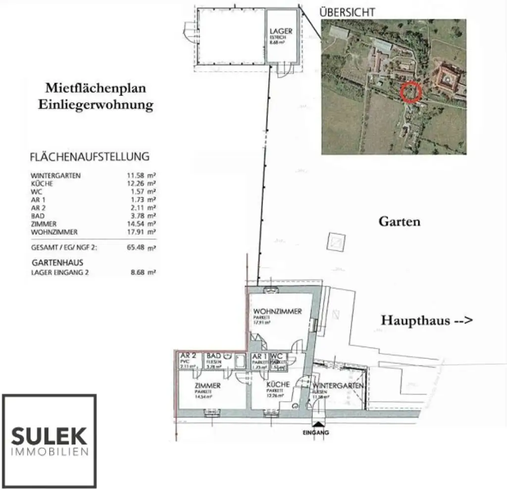 charmantes Einfamilienhaus mit dazugehöriger Einliegerwohnung in Petronell - ab 1.11.2025