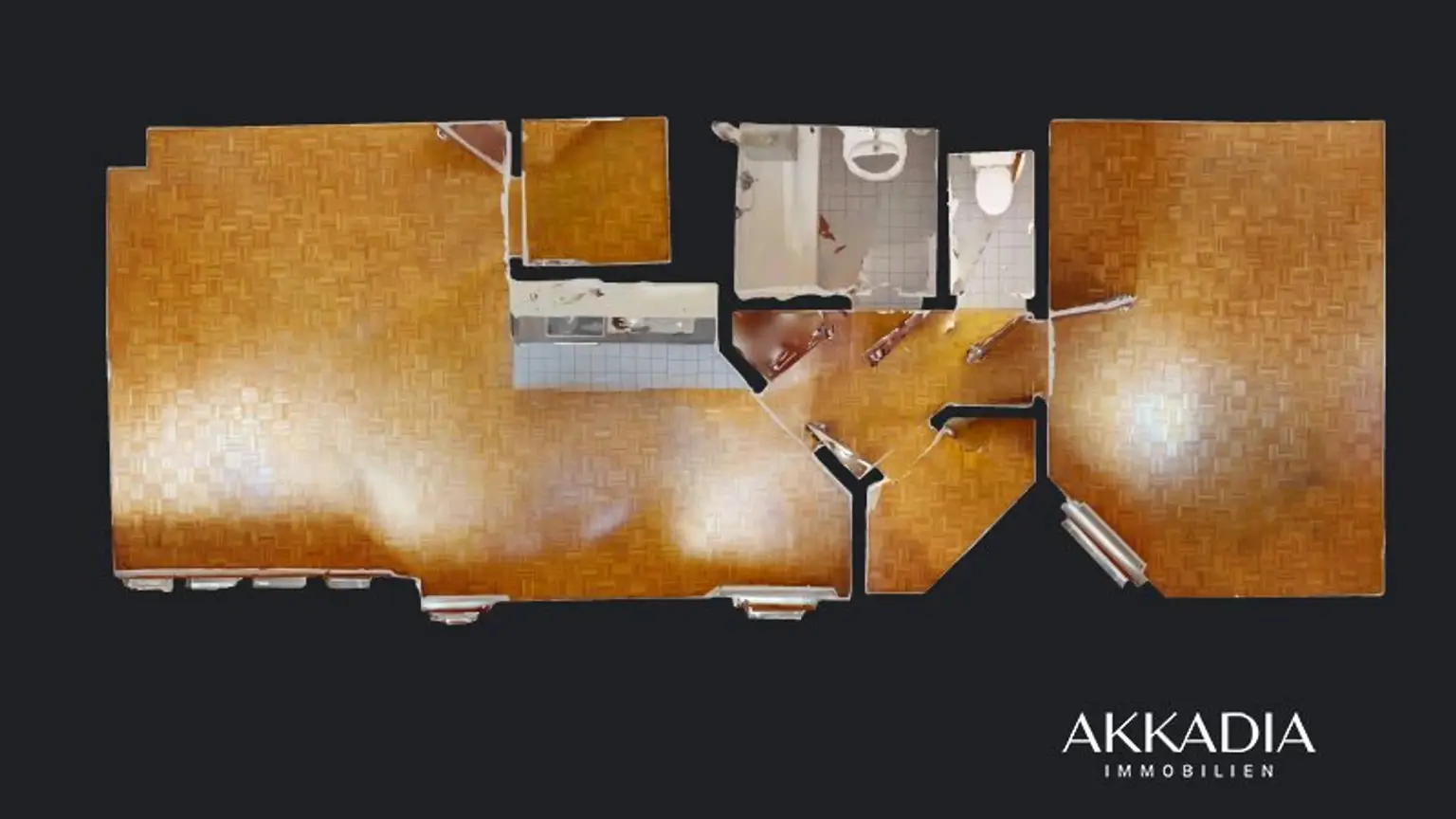 Zentrale moderne 2 Zimmer Wohnung - Ruhelage