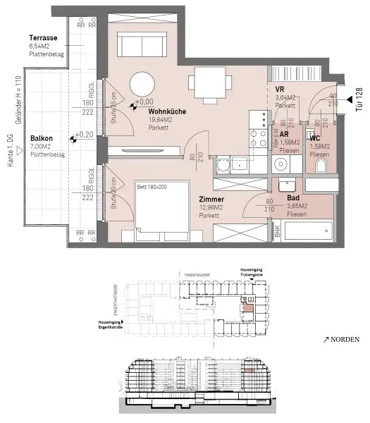PROVISIONSFREI - Modernes wohnen am Donauufer mit Donaublick!