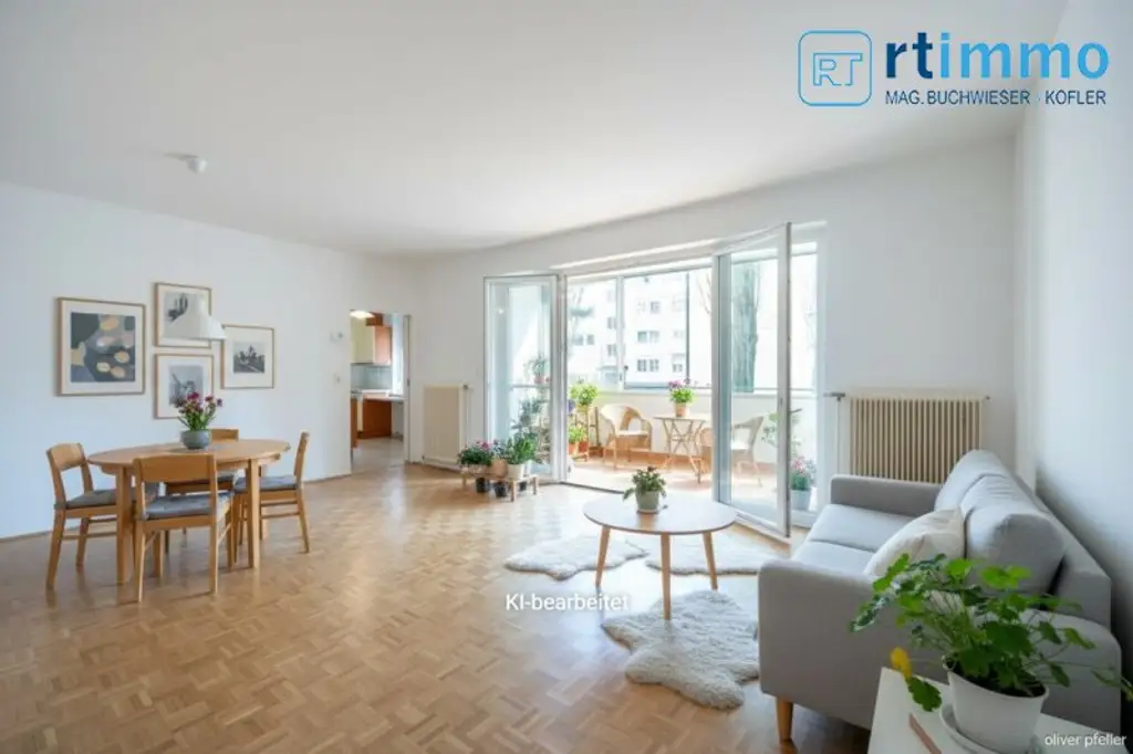ZENTRAL und RUHIG: 3-Zimmer Wohnung inkl. Stellplatz - Nähe Zentrum, Rosarium & Strandbad