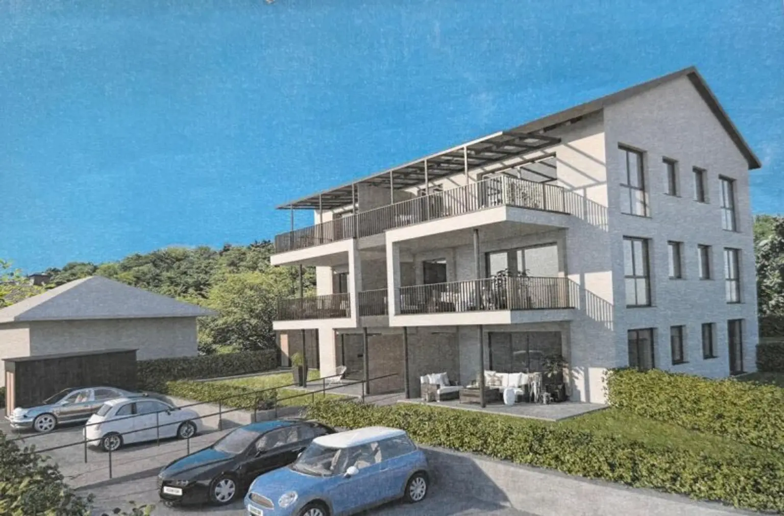 Reifnitz: Wohnung 200 Meter vom See weg, 100% Wörther See Blick, nur 6 Wohneinheiten mit Lift !