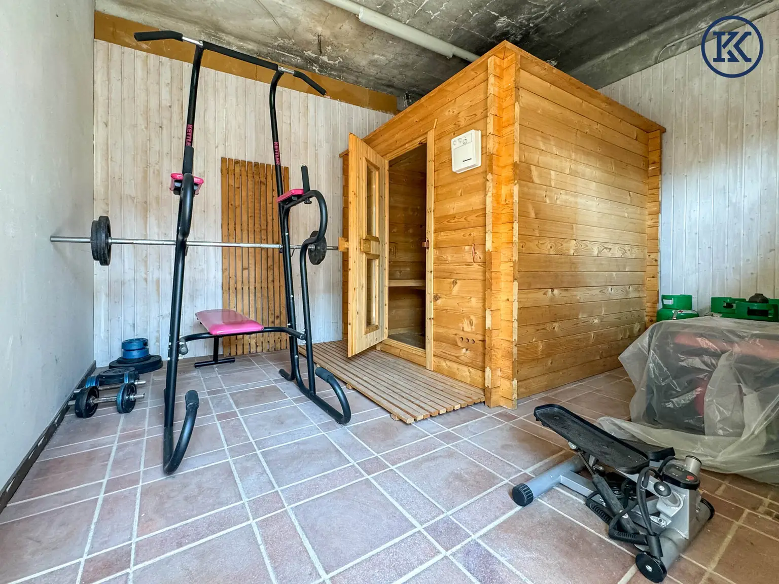 Erdgeschoss - Saunaraum