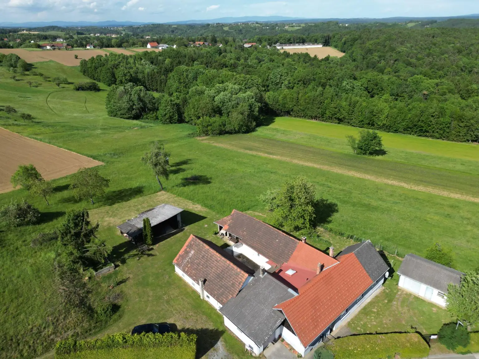 Drohnenansicht - Lage