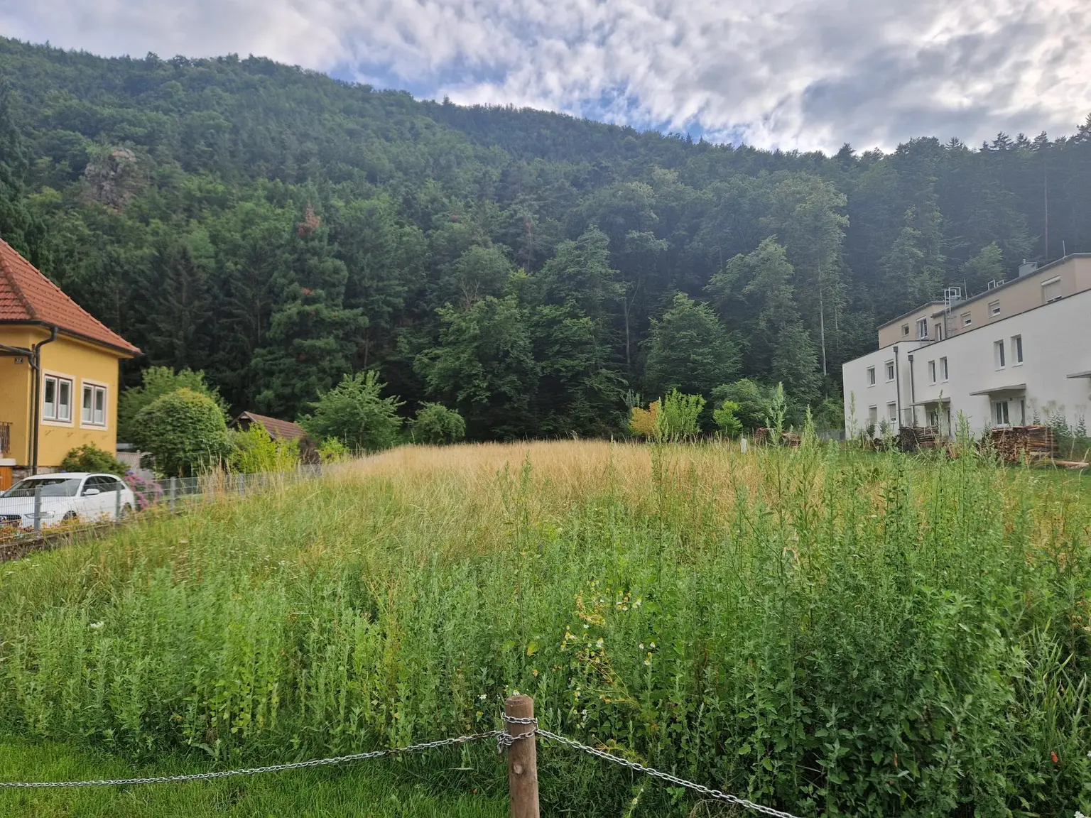 EINE SELTENE GELEGENHEIT: BAUGRUNDSTÜCK MIT EIGENEM WALD MIT HERRLICHEM AUSBLICK DIREKT AM WASSER