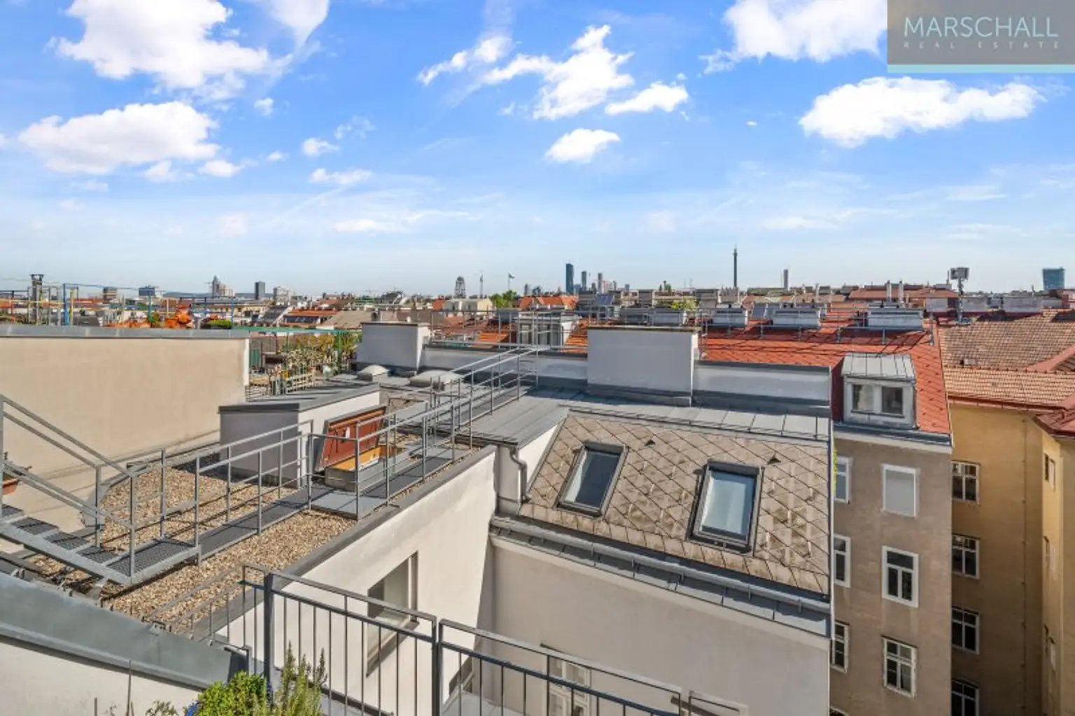 Blick über die Terrasse