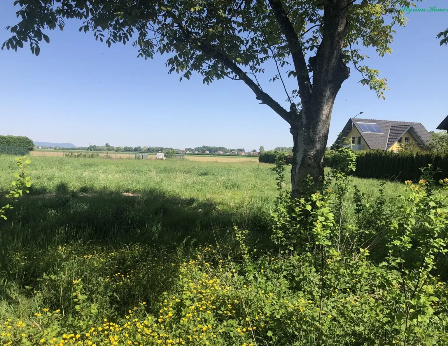 838 m² Grundstück sonnig, eben, aufgeschlossen 8472 Obervogau