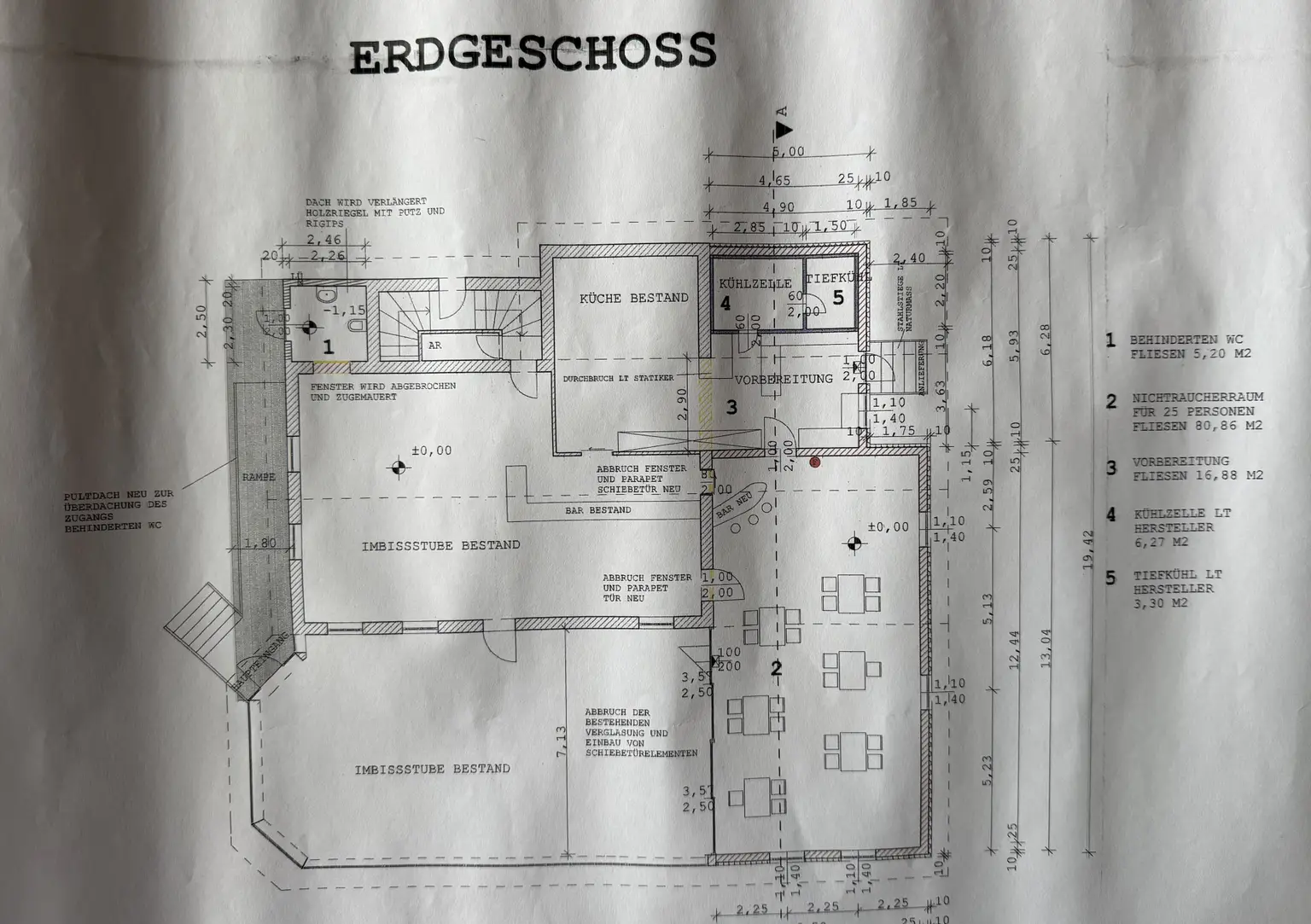 Gasthaus Grundriss EG