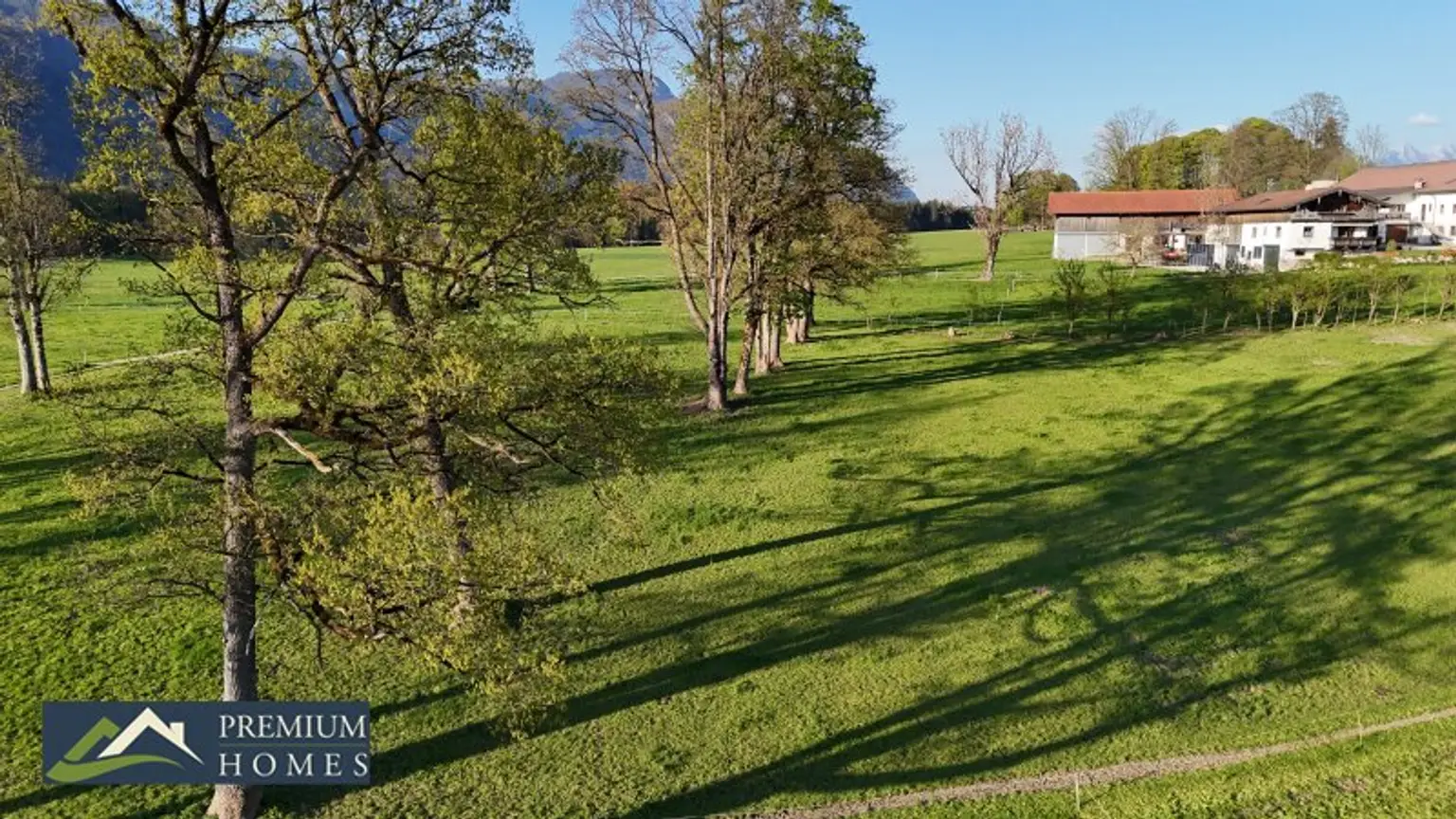 BREITENBACH am Inn - KLEINSÖLL - Baugrundstück 600 m² - Drohnenaufnahme