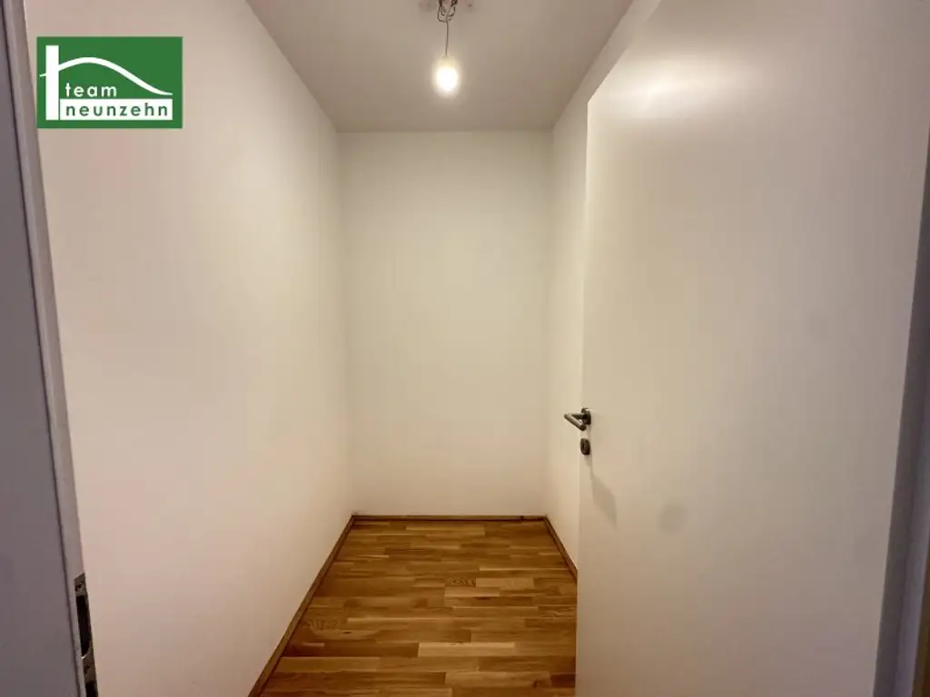 Zentral begehbarer Gartentraum nahe U1 Kagranerplatz mit Küche und Wärmepumpe!