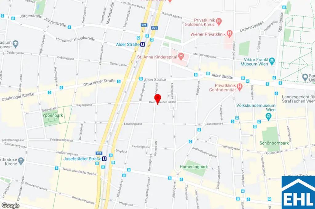 Schöne 3 Zimmerwohnung mit Balkon im 8. Wiener Gemeindebezirk