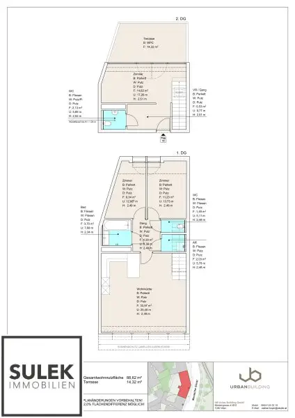 Unbefristet Mieten: Praktische 3,5-Zimmer-Dachgeschoss-Wohnung mit Dachterrasse in Top-Lage - ab 1.10