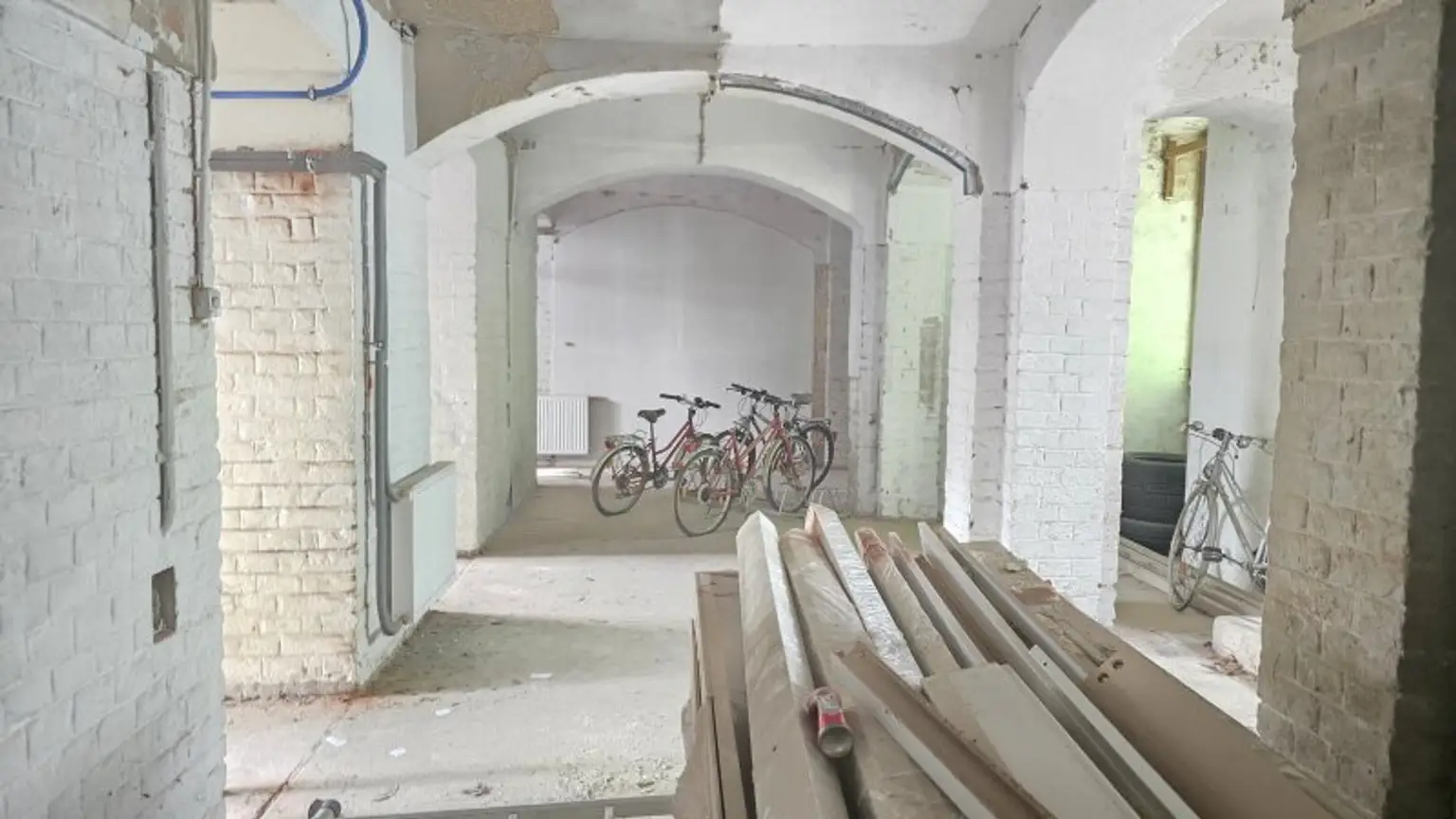 Innenhof Werkstätte Immobilie