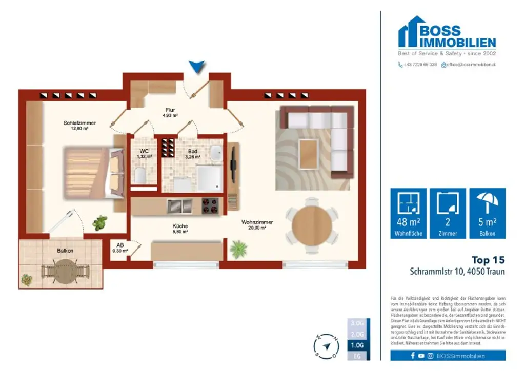 Grundriss Schrammlstr 10_Top 15