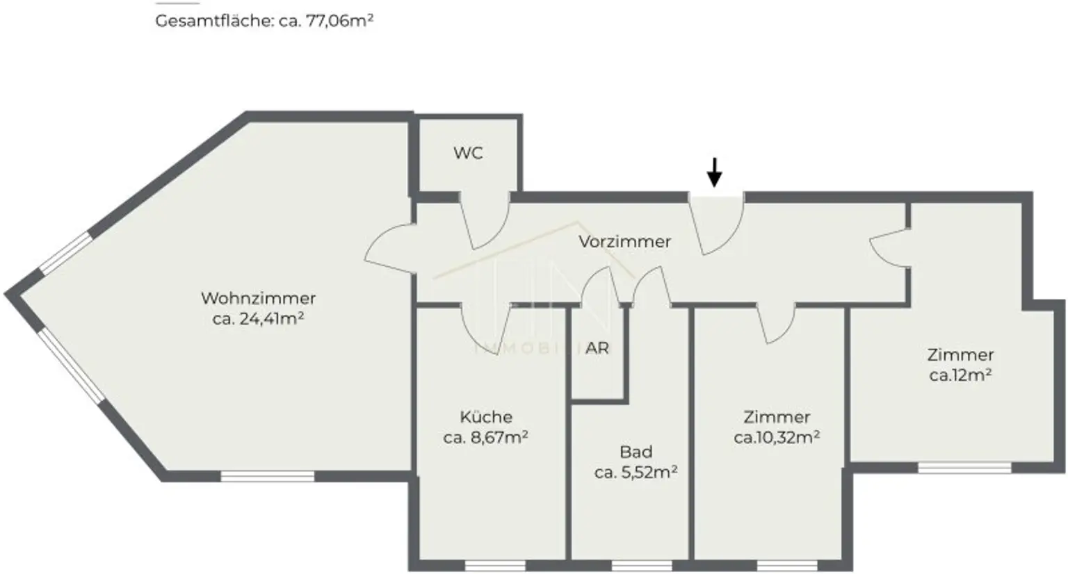 Nähe Schönbrunn! Helle 3-Zimmer-Wohnung bei Hietzinger Hauptstraße