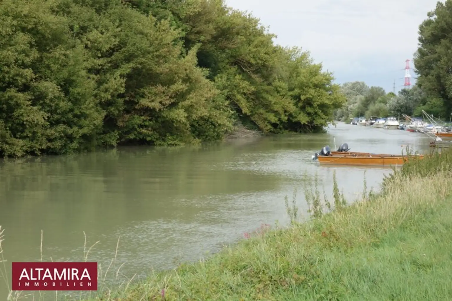 Als wäre hier eine Perlenmuschel gestrandet - Ein Leben am Donauarm