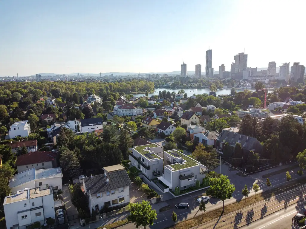 Terrassentraum bei der Alten Donau - provisionsfrei und bezugsfertig