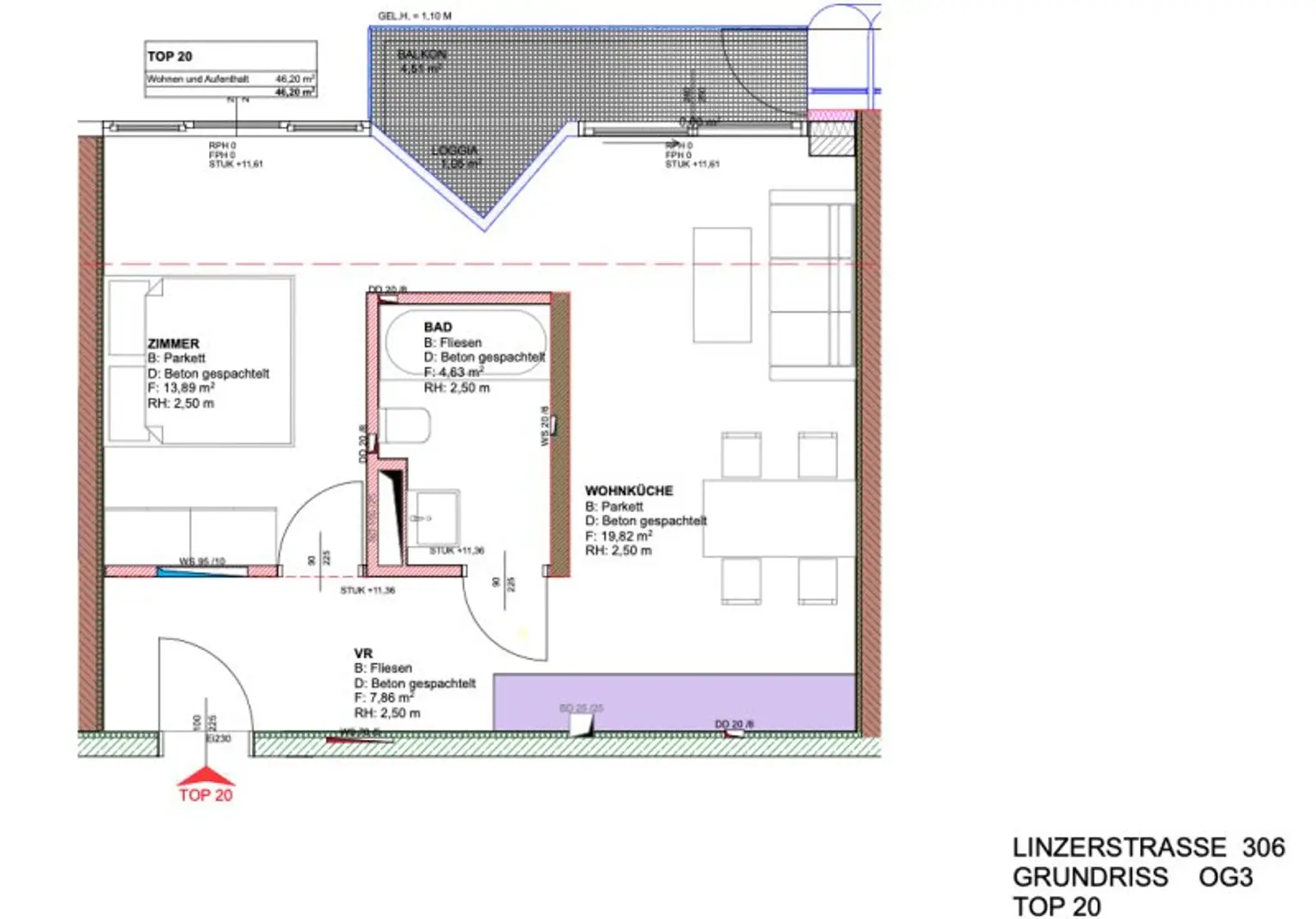 Wohnungsplan