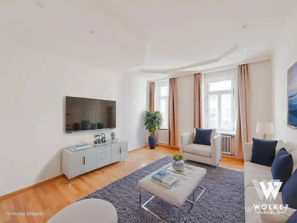 Stilvoll renoviertes Altbaujuwel – 3 Zimmer, ca. 79 m² | mit Lift & Klimaanlage | U6 Alserstraße | Str.-Bahn 43,44