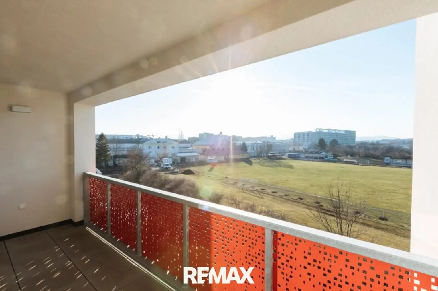 Loggia mit Blick ins Grüne