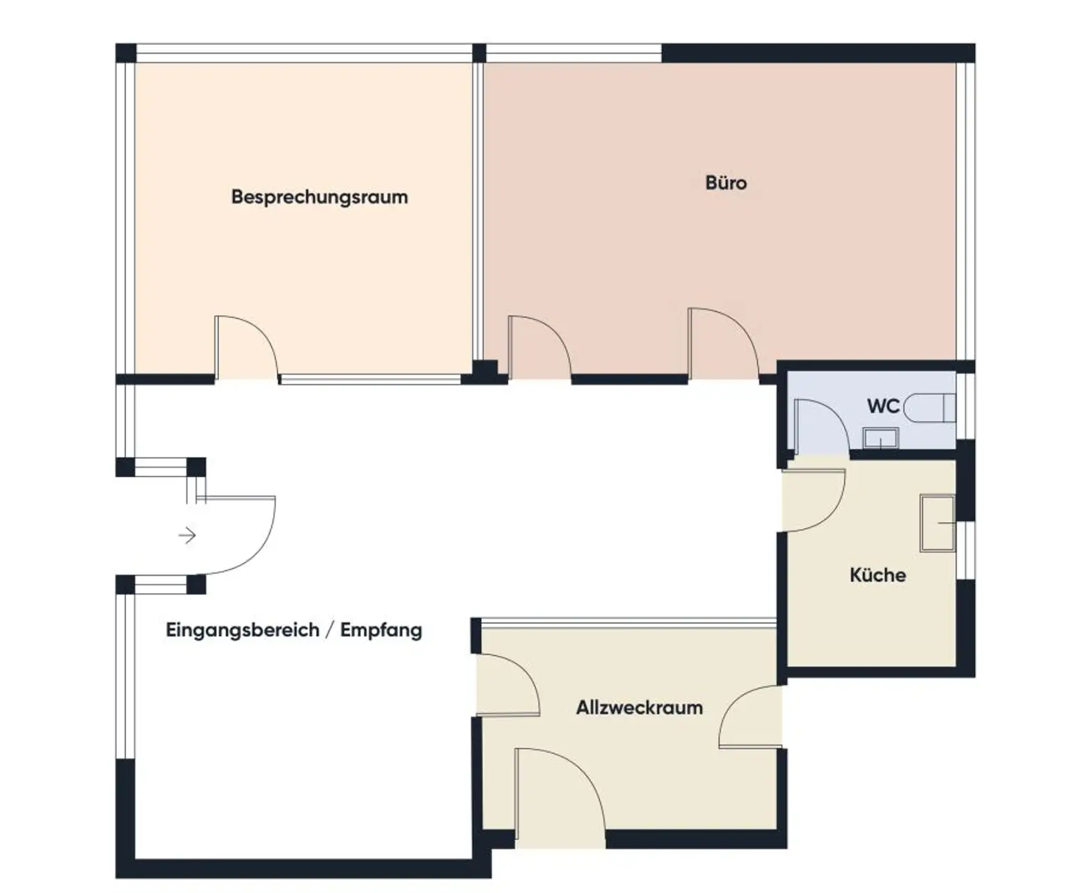 Grundriss ohne Maßstab /Erdge