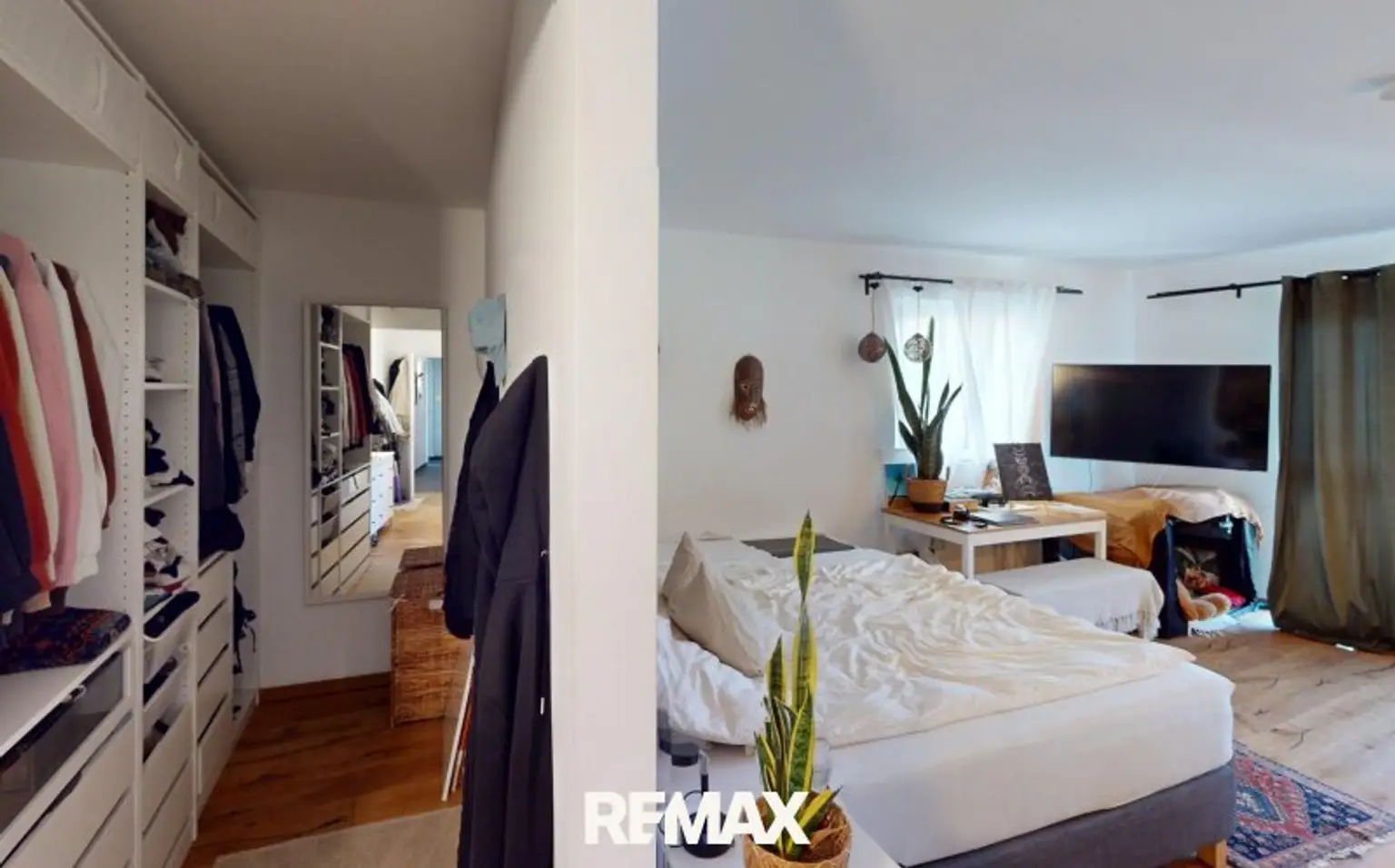 Wohnung - Schlafzimmer I + Garderobe