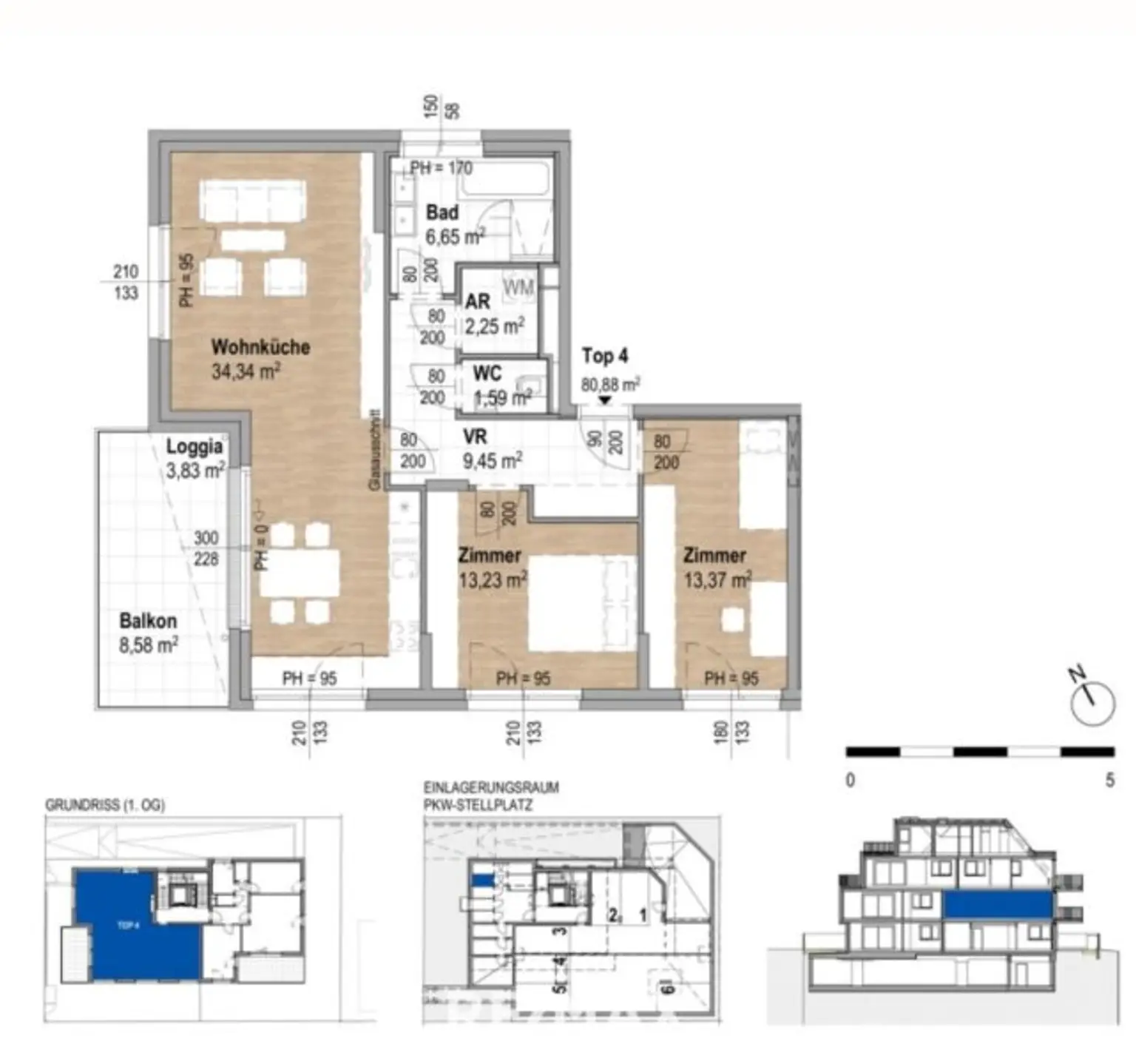 Raum für mehr – 3-Zimmer-Wohngenuss nahe der Alten Donau