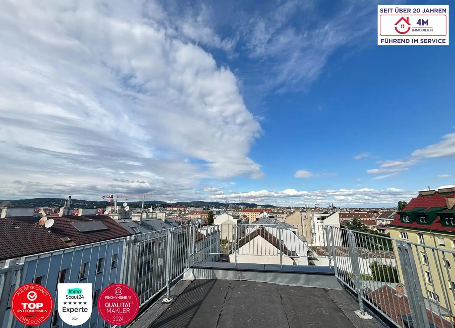 Eigenes exklusives Penthouse mit eigenem Liftzugang und privater 60m² 360° Dachterrasse - in 1170 Wien – Ihr neues Zuhause!