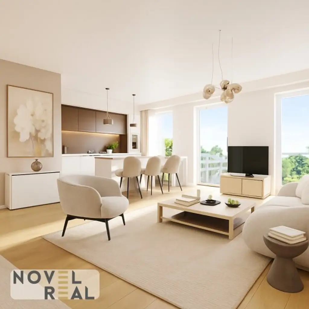 Urbanes Wohnen in Bestlage: Erstbezug mit Balkon, Loggia & U-Bahn-Anbindung