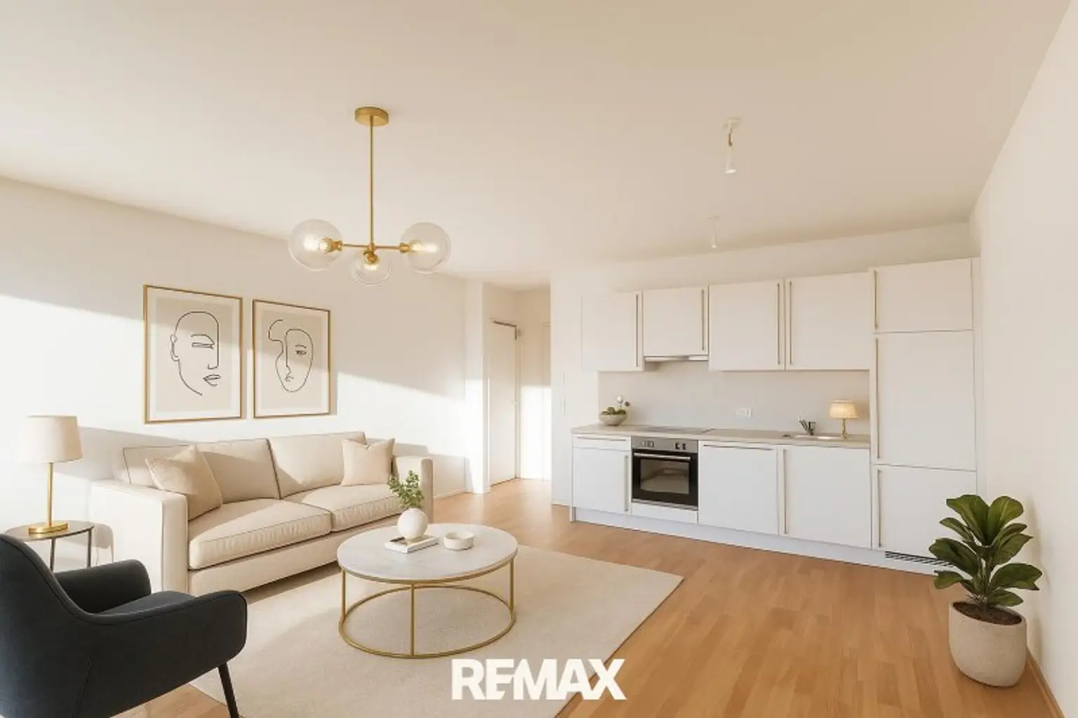 Wohn- Essbereich,Homestaging
