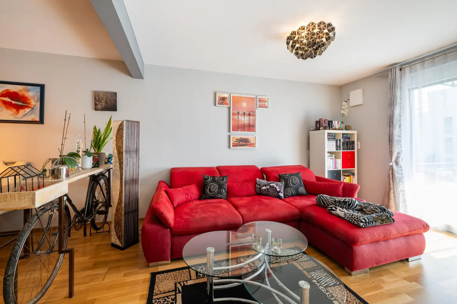 Helles Wohnzimmer