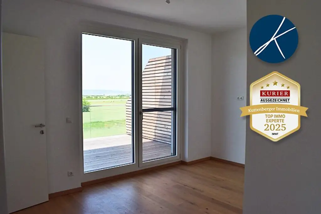 Luxuriöse 2 Zimmer Dachgeschoßwohnung als Erstbezug im Seepark Oggau! PROVISIONSFREI für den Käufer!